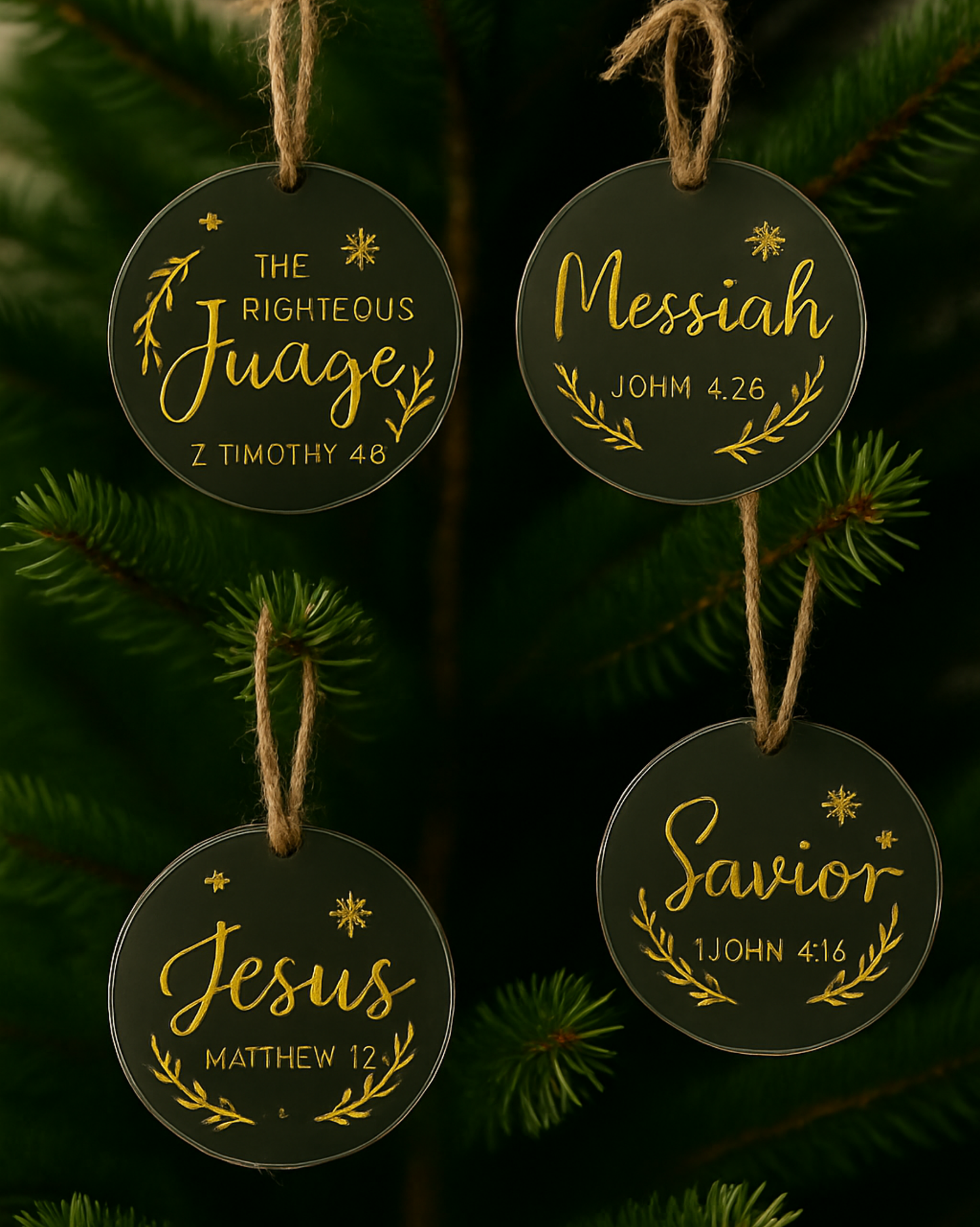 24 Names of Jesus Ornament Kit